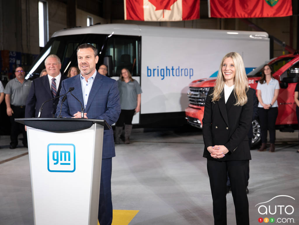 Scott Bell, Vice President, Global Chevrolet, and Marissa West, President and Managing Director, GM Canada